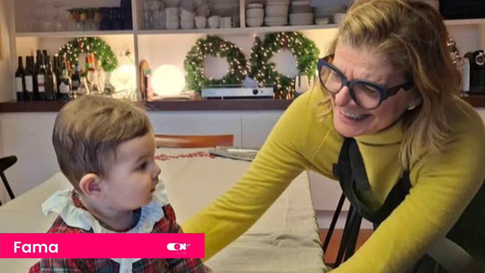 Júlia Pinheiro assinala o primeiro Natal da neta Pilar com momento cheio de  ternura - ON FM